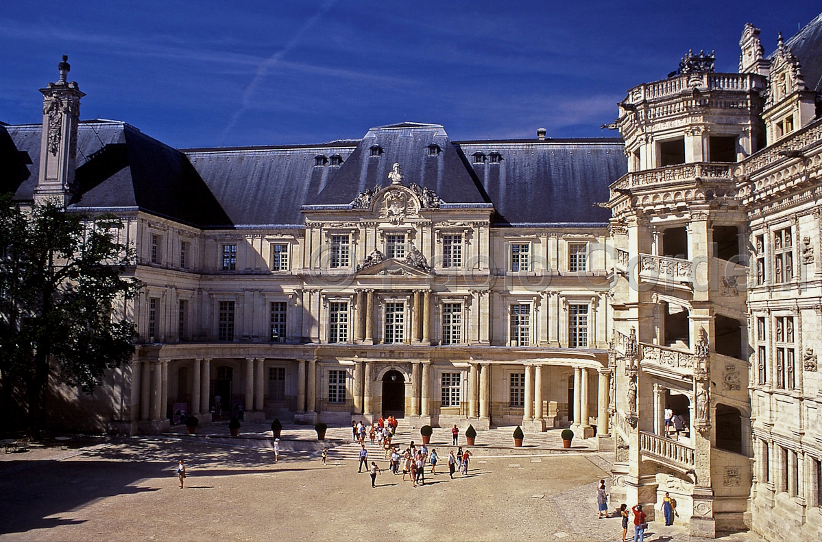 Blois Castle and Spiral Staircase, Loire Valley, France
 (cod:France 20)